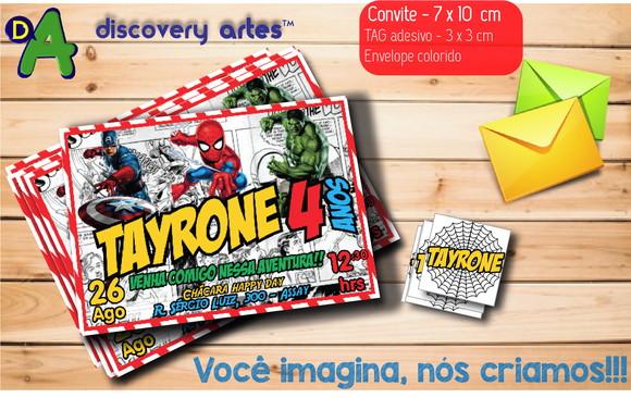 Convite Super Herois