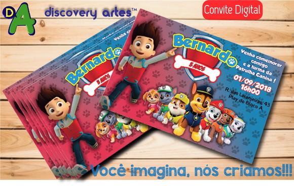 Convite Digital Patrulha Canina