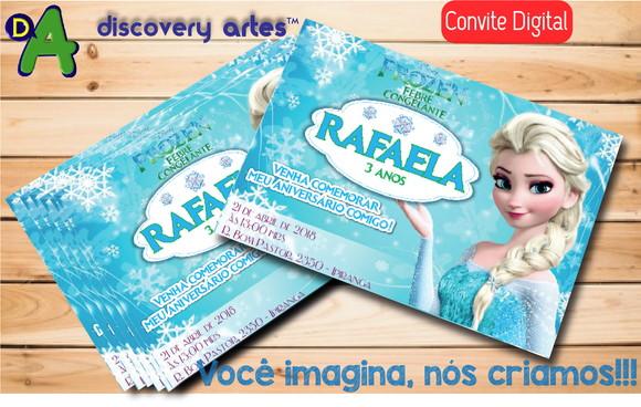 Convite Digital Frozen