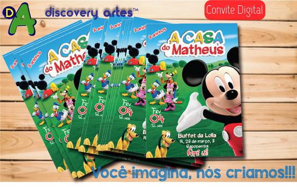 Convite Digital Mickey