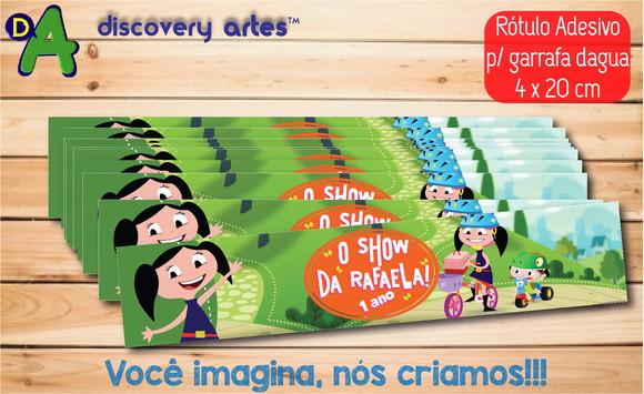 Rótulo Adesivo Garrafa Dagua Show da Luna