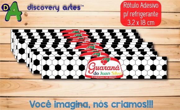 Rótulo Adesivo Refrigerante Futebol