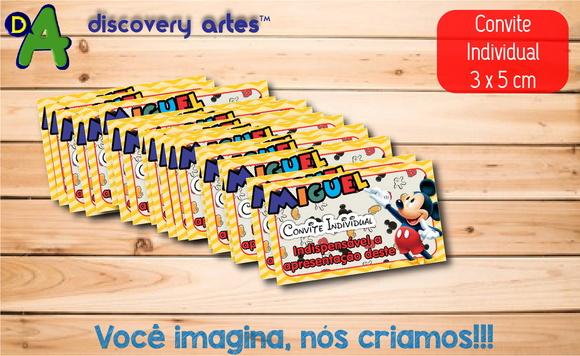 Convite Individual Mickey