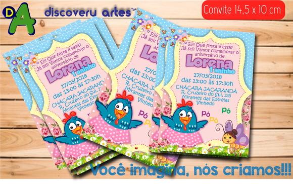 Convite Galinha Pintadinha