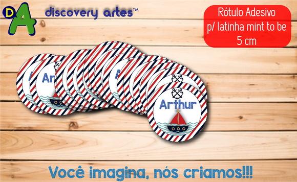 Rótulo Adesivo Latinha Marinheiro
