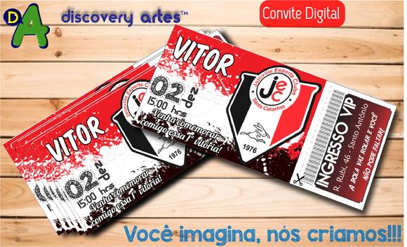 Convite Ingresso Digital Joinvile