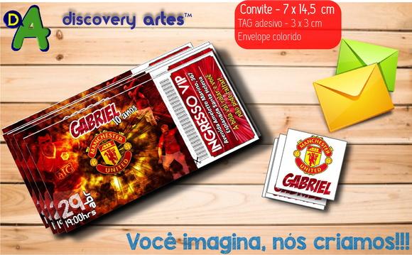 Convite Ingresso Manchester