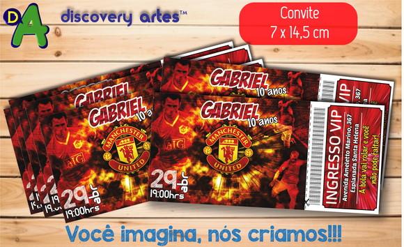 Convite Ingresso Manchester
