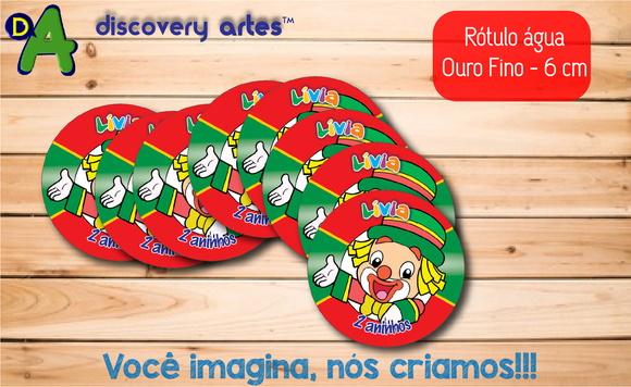 Rótulo Adesivo Água Ouro Fino Patati Patata