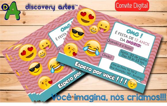 Convite Digital Emoji