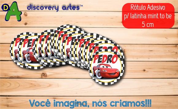 Rótulo Adesivo Latinha Carros