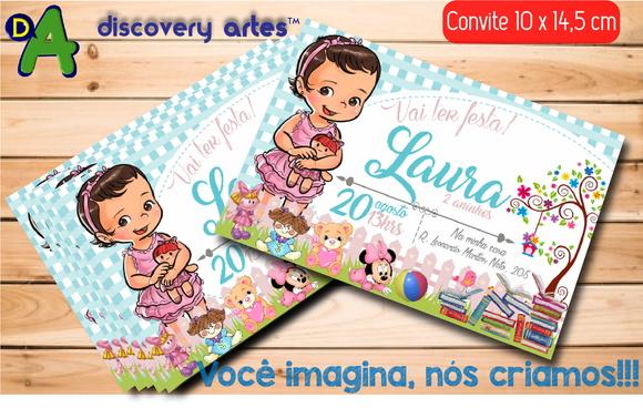 Convite Bonequinha de pano