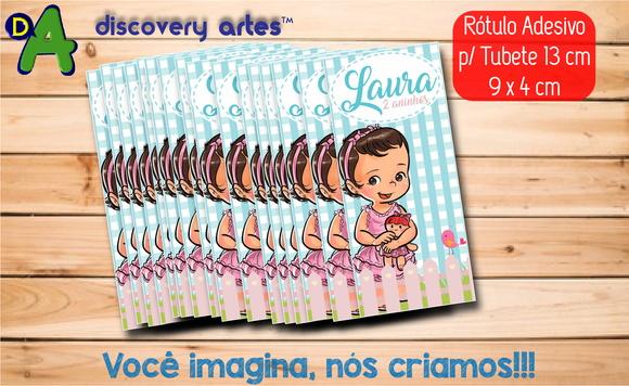 Rótulo Tubete Bonequinha de Pano
