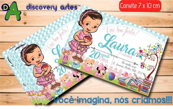Convite Bonequinha de pano