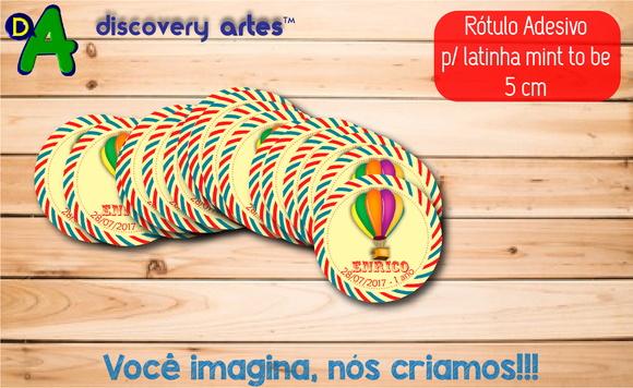 Rótulo Adesivo Latinha Circo