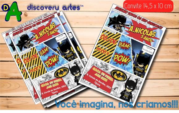 Convite Gibi Batman