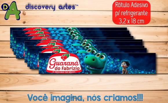 Rótulo Adesivo Refrigerante o Bom Dinossauro