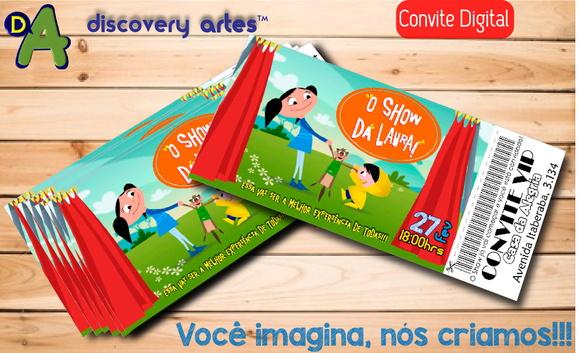 Convite Digital Show da Luna