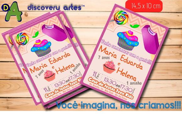 Convite Cupcake