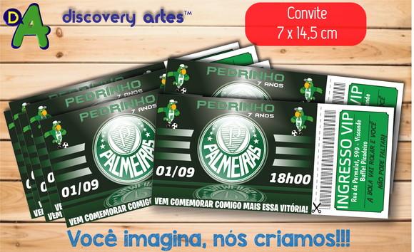 Convite Ingresso Time de Futebol