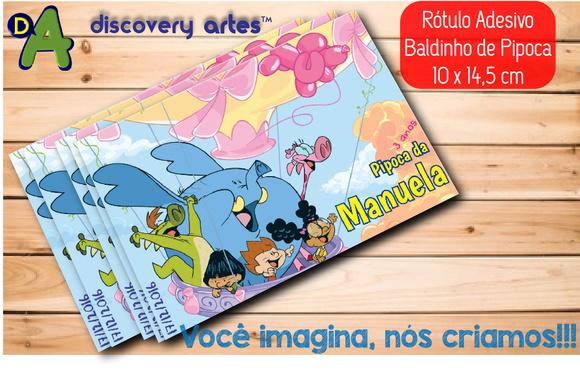 Rótulo Baldinho de Pipoca Meu Amigãozão