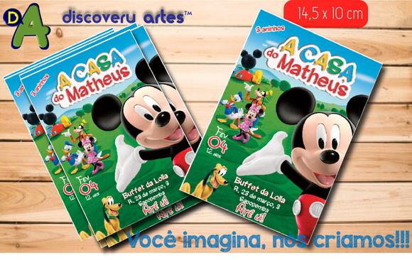 Convite Mickey