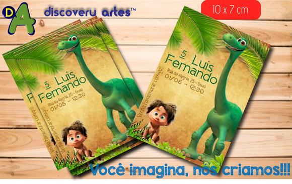 Convite O Bom Dinossauro