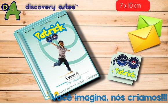 Convite Pokemon GO