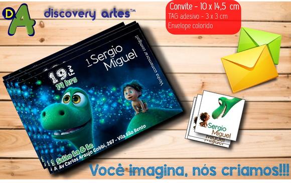 Convite O Bom Dinossauro