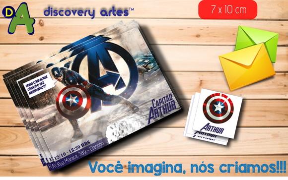 Convite Capitão America