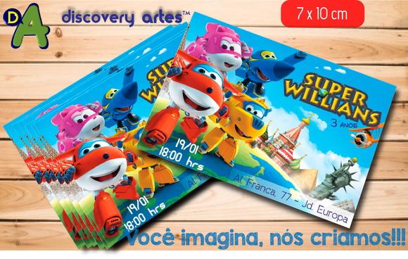 Convite Super Wings