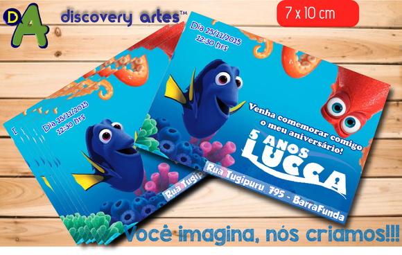 Convite Procurando Dory