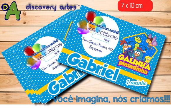 Convite Galinha Pintadinha