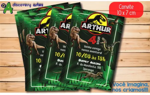 Convite Dinossauro