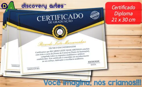 Diploma Certificado de Curso