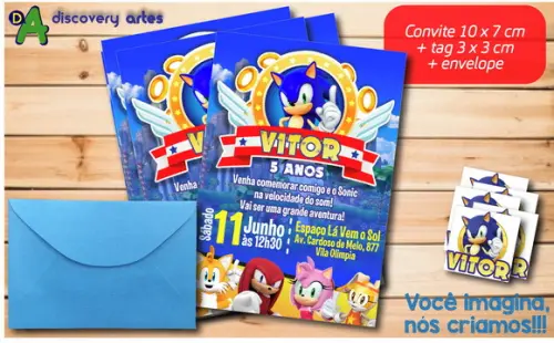 Convite Sonic