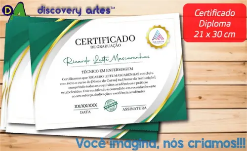 Diploma Certificado de Curso