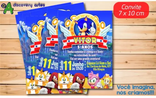 Convite Sonic
