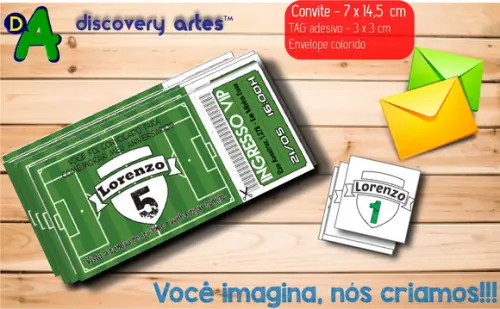 Convite Ingresso Futebol