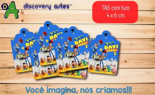 Tag Agradecimento Toy Story
