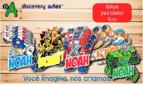 Apliques Transformers Rescue Bots