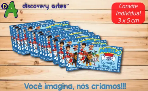 Convite Individual Patrulha Canina