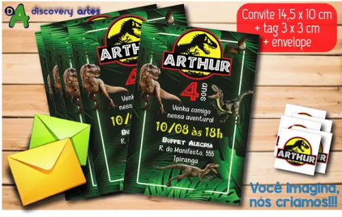 Convite Dinossauro