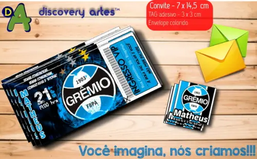 Convite Ingresso Gremio