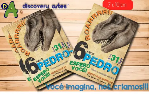 Convite Dinossauro