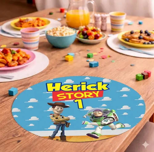Sousplat Redondo Toy Story (descartável)