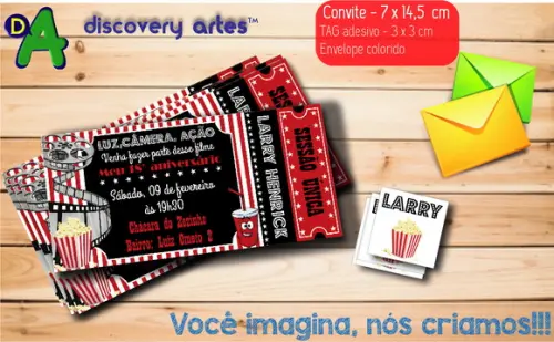 Convite Ingresso Cinema