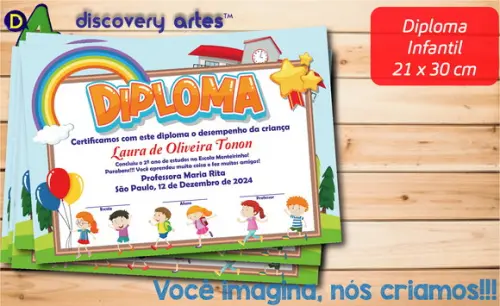 Diploma Certificado Infantil