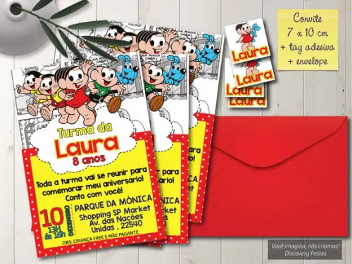Convite Turma da Monica