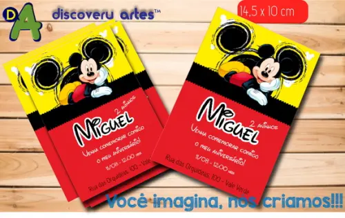 Convite Mickey